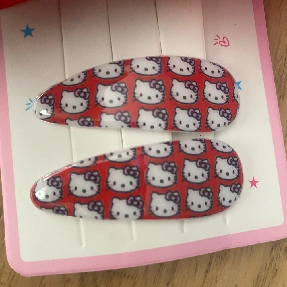 🆕 Hello Kitty Hair Bow + Hair Clips 🆕